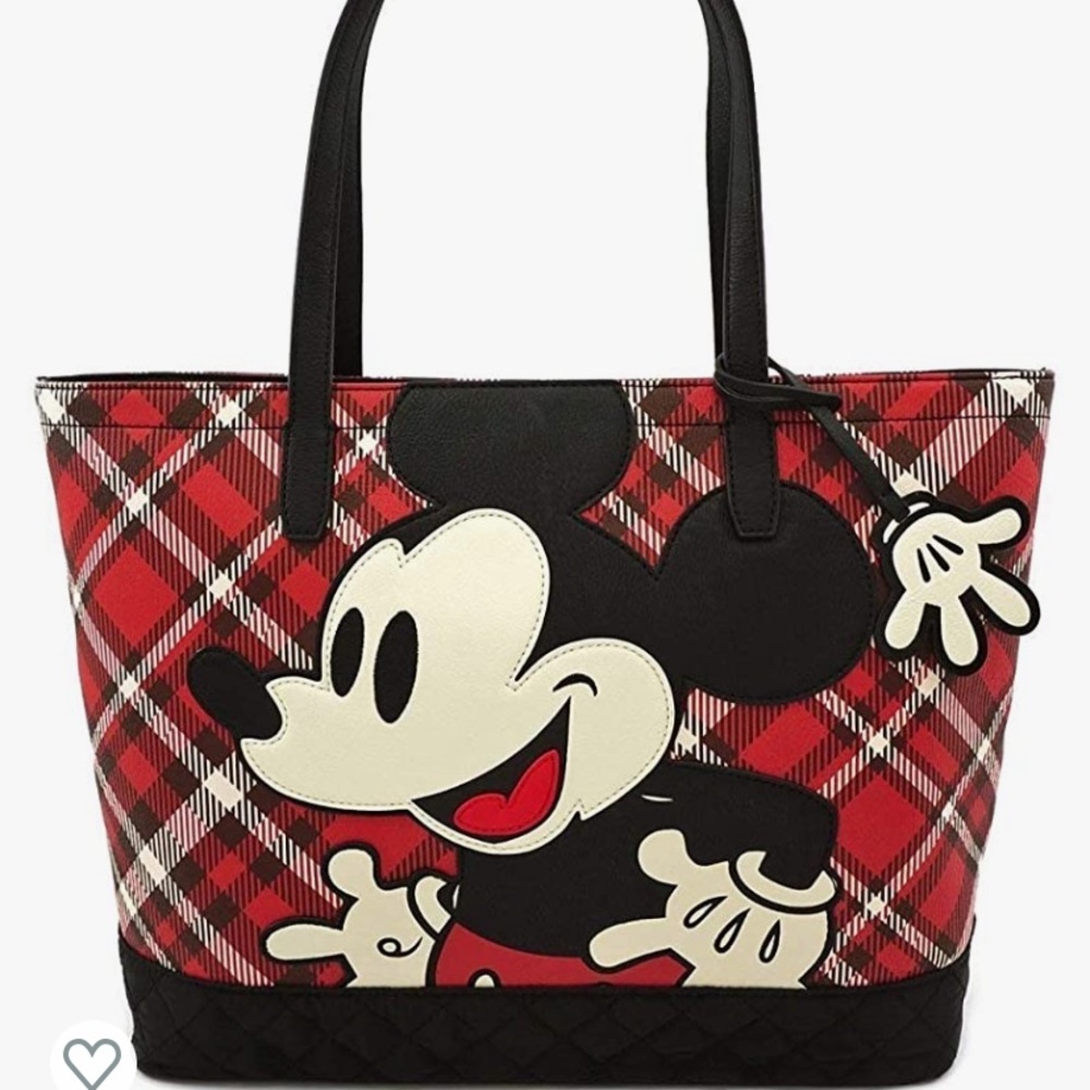 Loungefly Disney Mickey Mouse Twill Tote